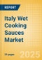 Italy Wet Cooking Sauces (Seasonings, Dressings and Sauces) Market Size, Growth and Forecast Analytics, 2023-2028 - Product Image