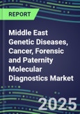 2025 Middle East Genetic Diseases, Cancer, Forensic and Paternity Molecular Diagnostics Market - 2024 Supplier Shares and Strategies, 2024-2029 Volume and Sales Segment Forecasts, Instrumentation Pipeline, Latest Technologies, Market Barriers and Risks- Product Image