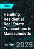 Handling Residential Real Estate Transactions in Massachusetts- Product Image