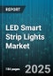 LED Smart Strip Lights Market by Type (Backlight, Flexible, Rigid), Category (Wired, Wireless), Color, Length, Connectivity, Distribution Channel, Application, End-Use - Global Forecast 2025-2030 - Product Image