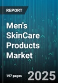 Men's SkinCare Products Market by Product Type (Cleansers, Masks, Moisturizers), Ingredient Type (Chemical Ingredients, Natural Ingredients), Packaging, Composition, Distribution Channel - Global Forecast 2025-2030- Product Image