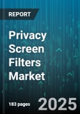 Privacy Screen Filters Market by Type, Material, Application, End-User - Global Forecast to 2030- Product Image