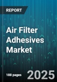 Air Filter Adhesives Market by Type (Hot Melt Adhesives, Solvent-based Adhesives, Water-based Adhesives), Material Types (Epoxy, Ethylene-vinyl Acetate (EVA), Polyurethane), End-user Industry, End Use, Application, Distribution Channel - Global Forecast 2025-2030- Product Image