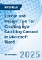 Layout and Design Tips For Creating Eye-Catching Content in Microsoft Word - Webinar (Recorded) - Product Thumbnail Image