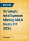 Strategic Intelligence: Mining M&A Deals H1 2026 - Top Themes - Product Image