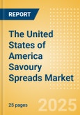 The United States of America (USA) Savoury Spreads (Syrups and Spreads) Market Size, Growth and Forecast Analytics, 2023-2028- Product Image