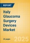 Italy Glaucoma Surgery Devices Market Outlook to 2033 - Glaucoma Drainage Devices and Minimally Invasive Glaucoma Surgery (MIGS) Devices - Product Thumbnail Image