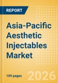 Asia-Pacific Aesthetic Injectables Market Outlook to 2033 - Botulinum Toxin Type A, Hyaluronic Acid Fillers and Non Hyaluronic Acid Fillers- Product Image