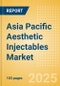 Asia Pacific Aesthetic Injectables Market Outlook to 2033 - Botulinum Toxin type A, Hyaluronic Acid Fillers and Non Hyaluronic Acid Fillers - Product Image