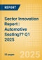 Sector Innovation Report : Automotive Seating?? Q1 2025 - Product Image
