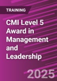 CMI Level 5 Award in Management and Leadership (ONLINE EVENT: June 19, 2025)- Product Image