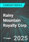 Rainy Mountain Royalty Corp (RMO:TSX) : Analytics, Extensive Financial Metrics, and Benchmarks Against Averages and Top Companies Within its Industry - Product Thumbnail Image