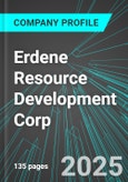 Erdene Resource Development Corp (ERDCF:PINX) : Analytics, Extensive Financial Metrics, and Benchmarks Against Averages and Top Companies Within its Industry- Product Image