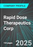 Rapid Dose Therapeutics Corp (DOSE:CNQ) : Analytics, Extensive Financial Metrics, and Benchmarks Against Averages and Top Companies Within its Industry- Product Image
