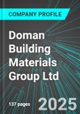 Doman Building Materials Group Ltd (DBM:TSE) : Analytics, Extensive Financial Metrics, and Benchmarks Against Averages and Top Companies Within its Industry- Product Image