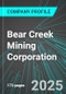 Bear Creek Mining Corporation (BCM:TSX) : Analytics, Extensive Financial Metrics, and Benchmarks Against Averages and Top Companies Within its Industry - Product Thumbnail Image