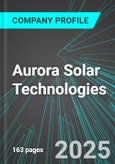 Aurora Solar Technologies (ACU:TSX) : Analytics, Extensive Financial Metrics, and Benchmarks Against Averages and Top Companies Within its Industry- Product Image
