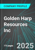 Golden Harp Resources Inc (GLHRF:PINX) : Analytics, Extensive Financial Metrics, and Benchmarks Against Averages and Top Companies Within its Industry- Product Image