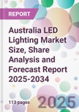 Australia LED Lighting Market Size, Share Analysis and Forecast Report 2025-2034- Product Image