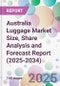 Australia Luggage Market Size, Share Analysis and Forecast Report (2025-2034) - Product Thumbnail Image