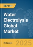 Water Electrolysis Global Market Report 2025- Product Image