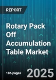 Rotary Pack Off Accumulation Table Market by Automation Level, End User Industry, Speed, Material Type, Table Type - Global Forecast to 2030- Product Image