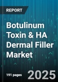 Botulinum Toxin & HA Dermal Filler Market by Product Type, Application Area, Indication, End User, Distribution Channel, Age Group, Gender - Global Forecast to 2030- Product Image