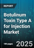 Botulinum Toxin Type A for Injection Market - Cumulative Impact of United States Tariffs 2025 - Global Forecast to 2030- Product Image
