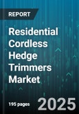 Residential Cordless Hedge Trimmers Market - Cumulative Impact of United States Tariffs 2025 - Global Forecast to 2030- Product Image