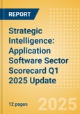 Strategic Intelligence: Application Software Sector Scorecard Q1 2025 Update- Product Image