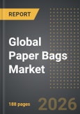 Global Paper Bags Market (2025 Edition): Analysis by Material Type (Brown Kraft Paper, White Kraft Paper, and Recycled Paper), Application, Region, Country: Market Insights and Forecast (2021-2031)- Product Image