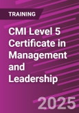 CMI Level 5 Certificate in Management and Leadership (ONLINE EVENT: September 18, 2025)- Product Image