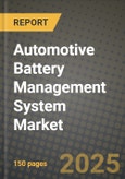Automotive Battery Management System Market Outlook 2025-2034- Product Image