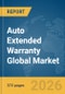Auto Extended Warranty Global Market Opportunities and Strategies to 2035 - Product Thumbnail Image