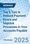 Top 5 Tips to Reduce Payment Errors and Improve Processes in Your Accounts Payable - Webinar - Product Image
