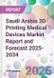 Saudi Arabia 3D Printing Medical Devices Market Report and Forecast 2025-2034 - Product Thumbnail Image
