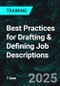 Best Practices for Drafting & Defining Job Descriptions (Recorded) - Product Thumbnail Image