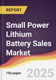 Small Power Lithium Battery Sales Market Report: Trends, Forecast and Competitive Analysis to 2031- Product Image
