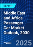 Middle East and Africa Passenger Car Market Outlook, 2030- Product Image