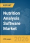Nutrition Analysis Software Market Report 2026 - Product Thumbnail Image