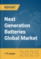Next Generation Batteries Global Market Report 2025 - Product Thumbnail Image