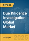 Due Diligence Investigation Global Market Report 2025- Product Image