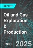Oil and Gas (Petroleum) Exploration & Production (U.S.): Analytics, Extensive Financial Benchmarks, Metrics and Revenue Forecasts to 2031, NAIC 211100- Product Image