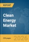 Clean Energy Market Report 2026 - Product Thumbnail Image