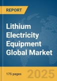 Lithium Electricity Equipment Global Market Report 2025- Product Image