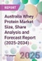 Australia Whey Protein Market Size, Share Analysis and Forecast Report (2025-2034) - Product Thumbnail Image