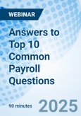 Answers to Top 10 Common Payroll Questions - Webinar (ONLINE EVENT: August 20, 2025)- Product Image