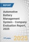 Automotive Battery Management System - Company Evaluation Report, 2025 - Product Thumbnail Image