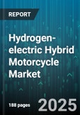 Hydrogen-electric Hybrid Motorcycle Market by Vehicle Type (Adventure Touring, Off Road, Street), Power Output (Over Forty Kilowatt, Twenty to Forty Kilowatt, Under Twenty Kilowatt), Battery Capacity, End User, Distribution Channel, Fuel Cell Type - Global Forecast 2025-2030- Product Image