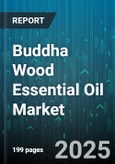 Buddha Wood Essential Oil Market by Application (Aromatherapy, Cosmetics, Home Care), Distribution Channel (Offline, Online), End User, Product Type, Extraction Method, Quality Grade - Global Forecast 2025-2030- Product Image